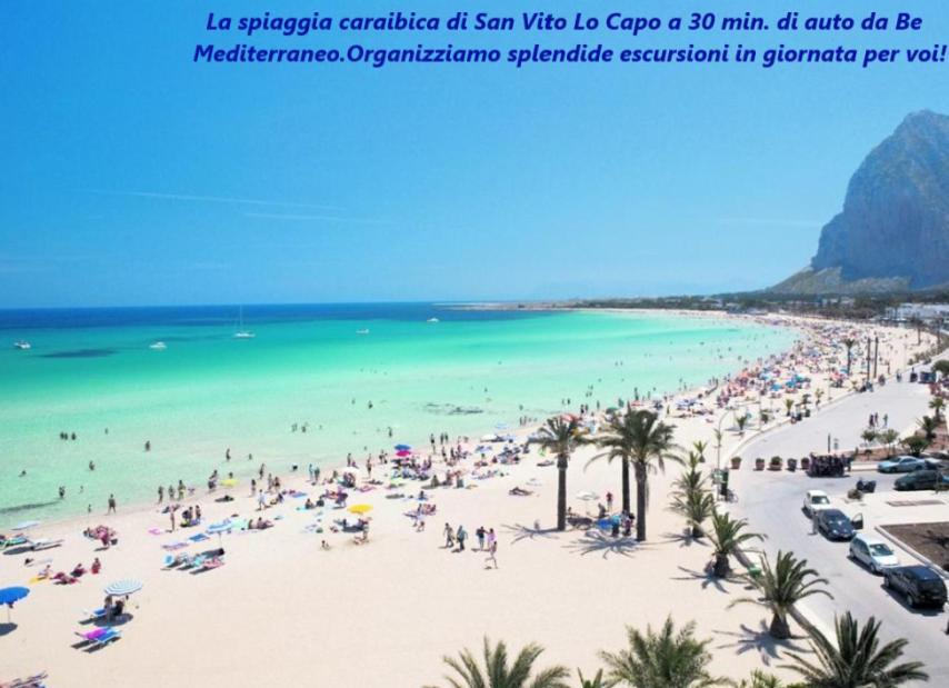 Be Mediterraneo, In Centro Sul Mare - In The Center Beach Front - 80 Mq Trapani Esterno foto