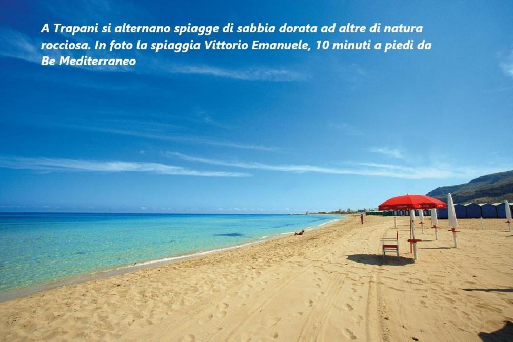 Be Mediterraneo, In Centro Sul Mare - In The Center Beach Front - 80 Mq Trapani Esterno foto