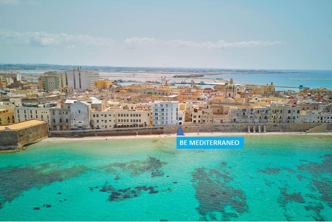 Be Mediterraneo, In Centro Sul Mare - In The Center Beach Front - 80 Mq Trapani Esterno foto